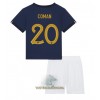 Officiële Voetbalshirt + Korte Broek Frankrijk Kingsley Coman 20 Thuis WK 2022 - Kids